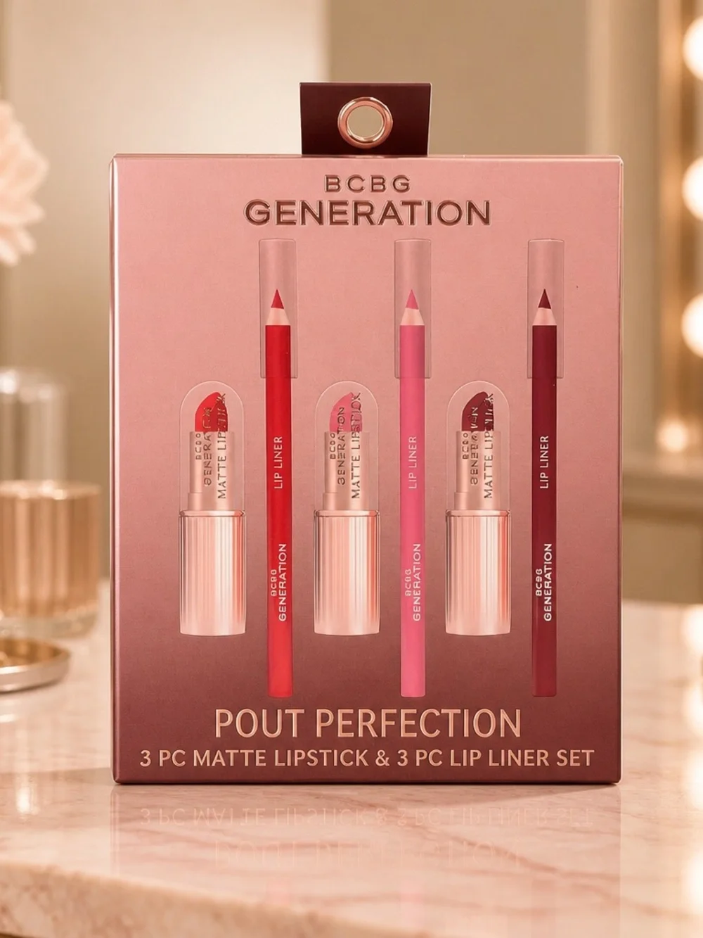 BCBGeneration Pout Perfection 6-Pc Lipstick & Lip Liner Set